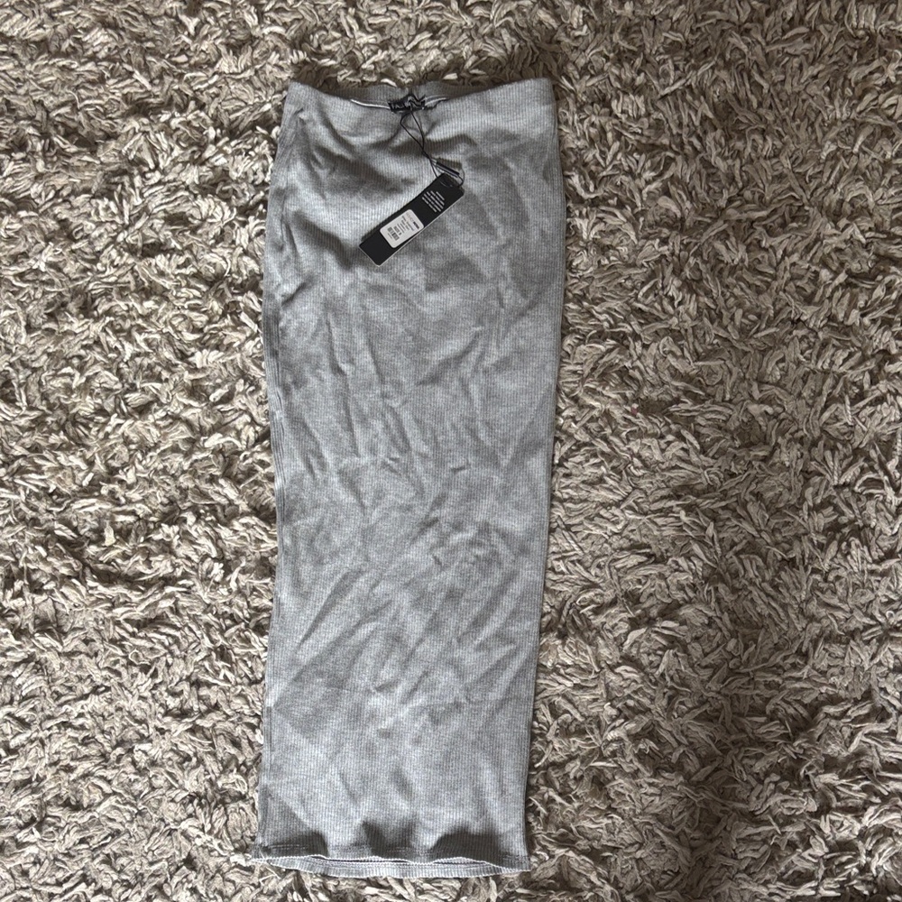 Fashion Nova Gray Pencil Skirt